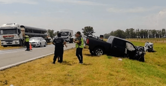 Chocó el hijo de Ramón Díaz, dos personas muertas