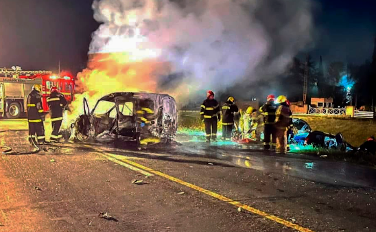 Choque fatal Un muerto y tres&nbsp;heridos