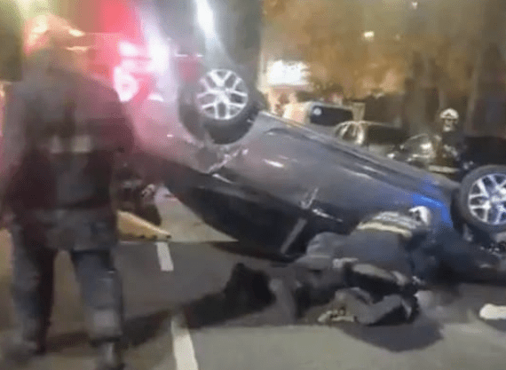 Chocó, volcó y se&nbsp;fugó