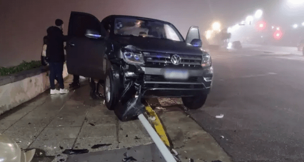 Choque en Playa&nbsp;Grande