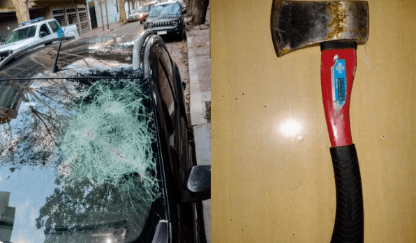 Chocó y atacó con un&nbsp;hacha