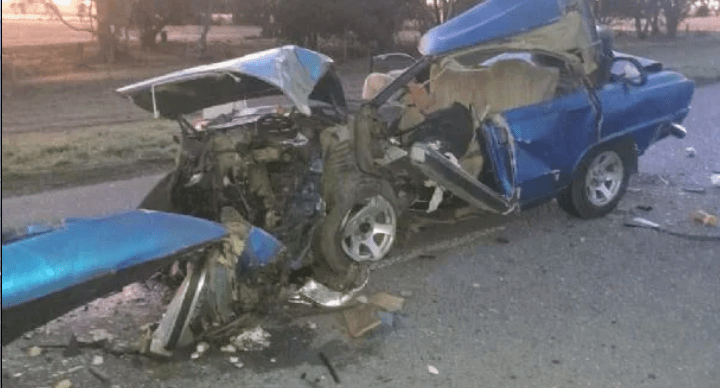 Choque frontal en Ruta 86