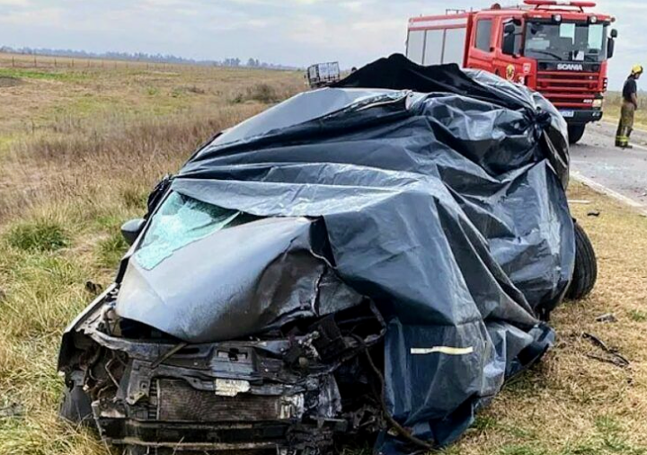 Choque frontal en la Ruta 33