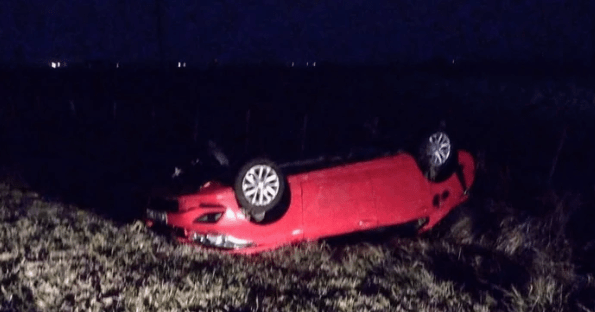 Mar de Cobo, Vuelco en Ruta&nbsp;11