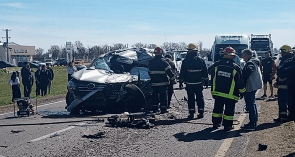Tras un fuerte choque murió un hombre en la Ruta&nbsp;226